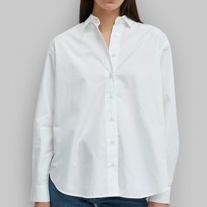 [SOLD] Toteme Capri Cotton Poplin Shirt, Size S, Chamomile